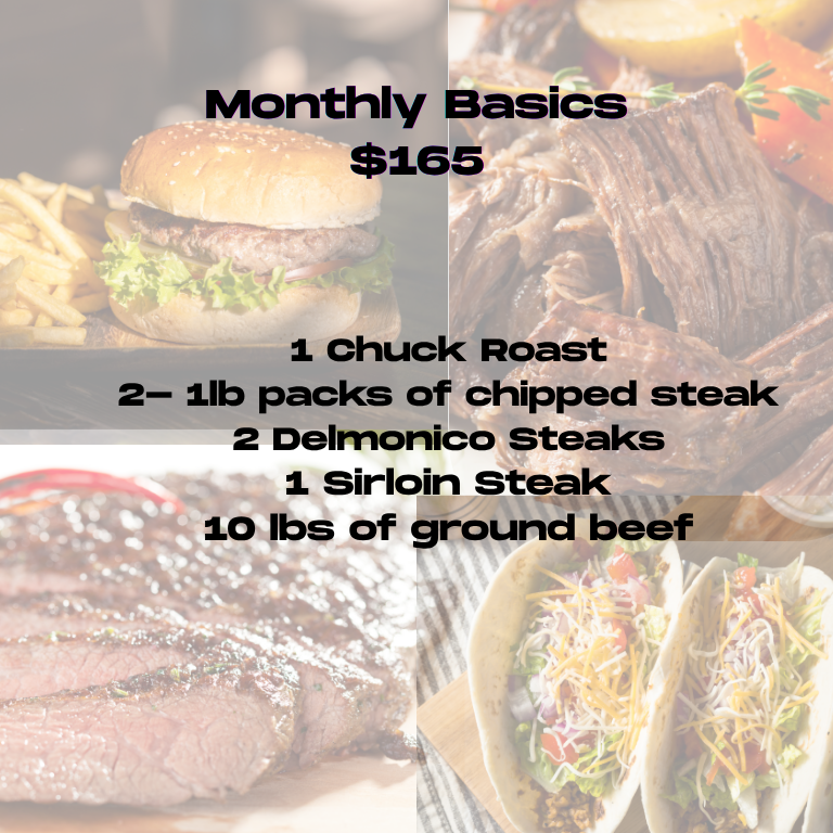 Freezer Bundle- Monthly Basics