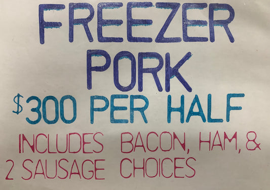 Half a pig